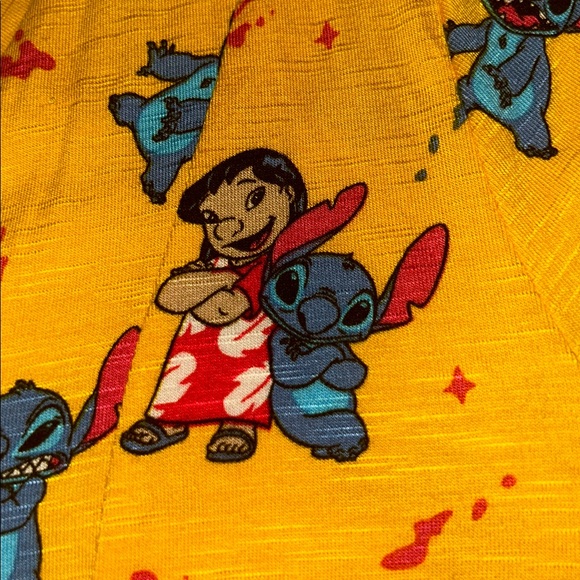 Torrid Yellow Disney Graphic LILO and Stitch Print Top - Picture 6 of 10